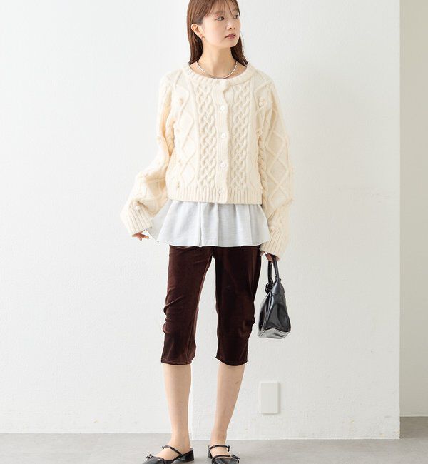  「スリットギャザーサブリナパンツ」|その他|
