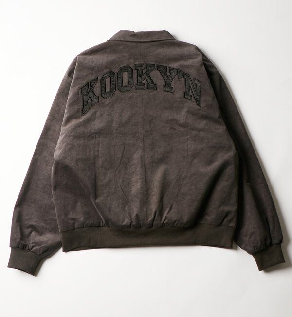  「【KOOKY'N/セットアップ可】サテン刺繍コーデュロイブルゾン」|ブルゾン・スタジャン|