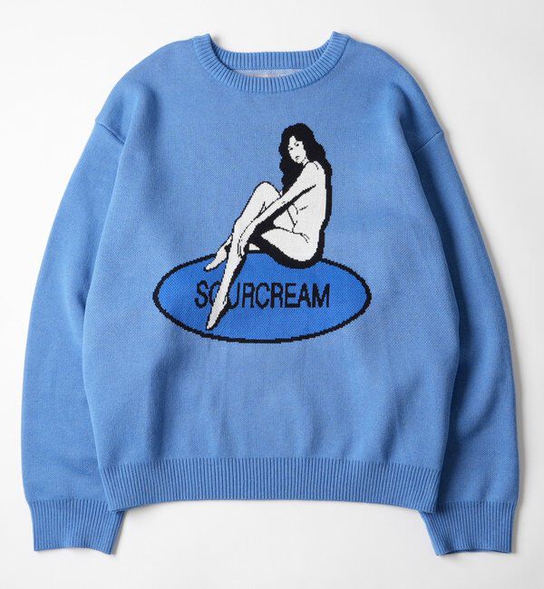  「【26AW LOOK掲載品番】【Sourcream】girlジャガードニット」|ニット・セーター|