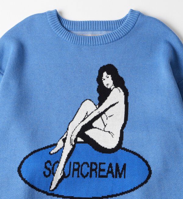  「【26AW LOOK掲載品番】【Sourcream】girlジャガードニット」|ニット・セーター|