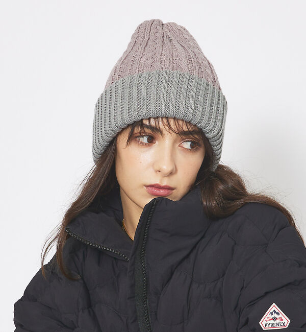 ABAHOUSE「【RUBEN/ルーベン】RIVERSIBLE RIB WATCH CAP /リバ」|その他|ラベンダー