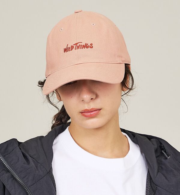 ABAHOUSE「【WILDTHINGS / ワイルドシングス】COTTON TWILL LOGO」|その他|ピンクベージュ