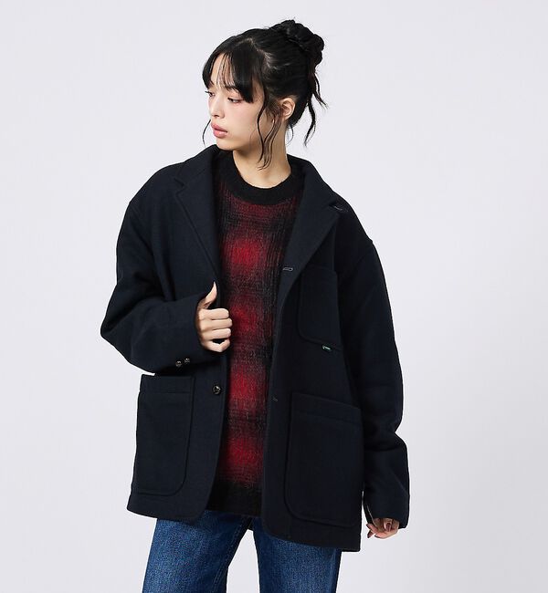 ABAHOUSE「【PENDLETON / ペンドルトン】Plaid Crewneck / プレイ」|ニット・セーター|