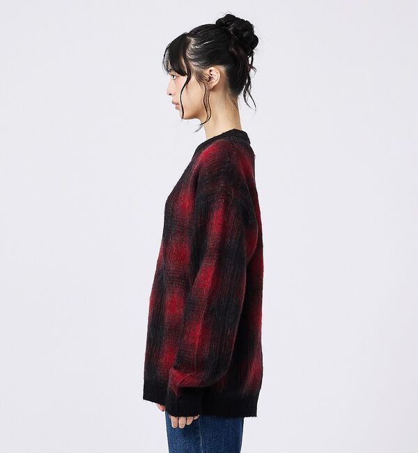 ABAHOUSE「【PENDLETON / ペンドルトン】Plaid Crewneck / プレイ」|ニット・セーター|