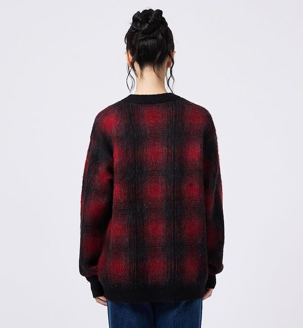 ABAHOUSE「【PENDLETON / ペンドルトン】Plaid Crewneck / プレイ」|ニット・セーター|