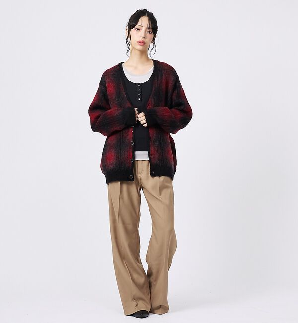 ABAHOUSE「【PENDLETON / ペンドルトン】Plaid Cardigan / プレイ」|カーディガン|