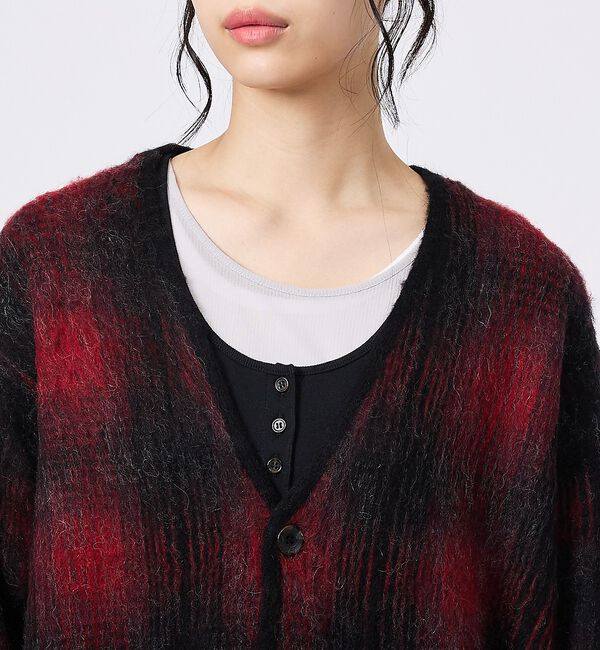 ABAHOUSE「【PENDLETON / ペンドルトン】Plaid Cardigan / プレイ」|カーディガン|