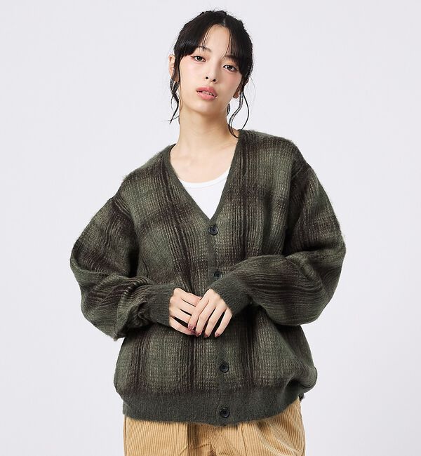 ABAHOUSE「【PENDLETON / ペンドルトン】Plaid Cardigan / プレイ」|カーディガン|
