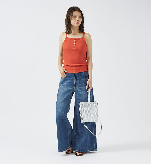 Rouge vif「【Swaraj/スワラージ】手編みメッシュレザー2WAY ミニバッグ / 本革」|ショルダー・メッセンジャー|
