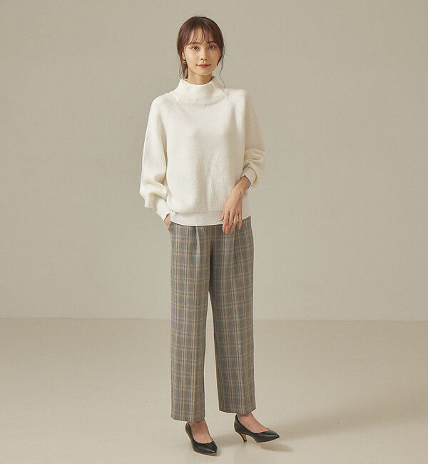 abahouse mavie「モックネックプルオーバー」|ニット・セーター|