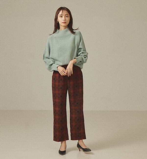 abahouse mavie「モックネックプルオーバー」|ニット・セーター|