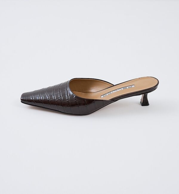 The Store by C' 「【PELLICO】DAMA ミュール COCCO STAMP／クロコ型押しミュー」|パンプス|