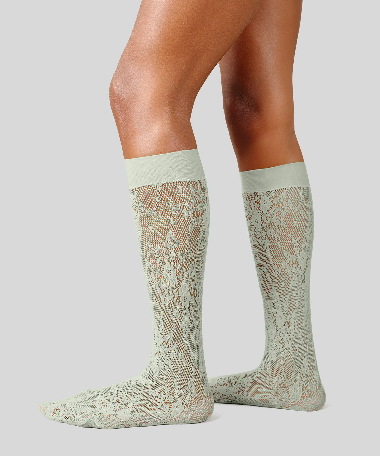 URBAN RESEARCH「SWEDISH STOCKINGS　ROSA LACE KNEE HIGHS」|ソックス|ミント