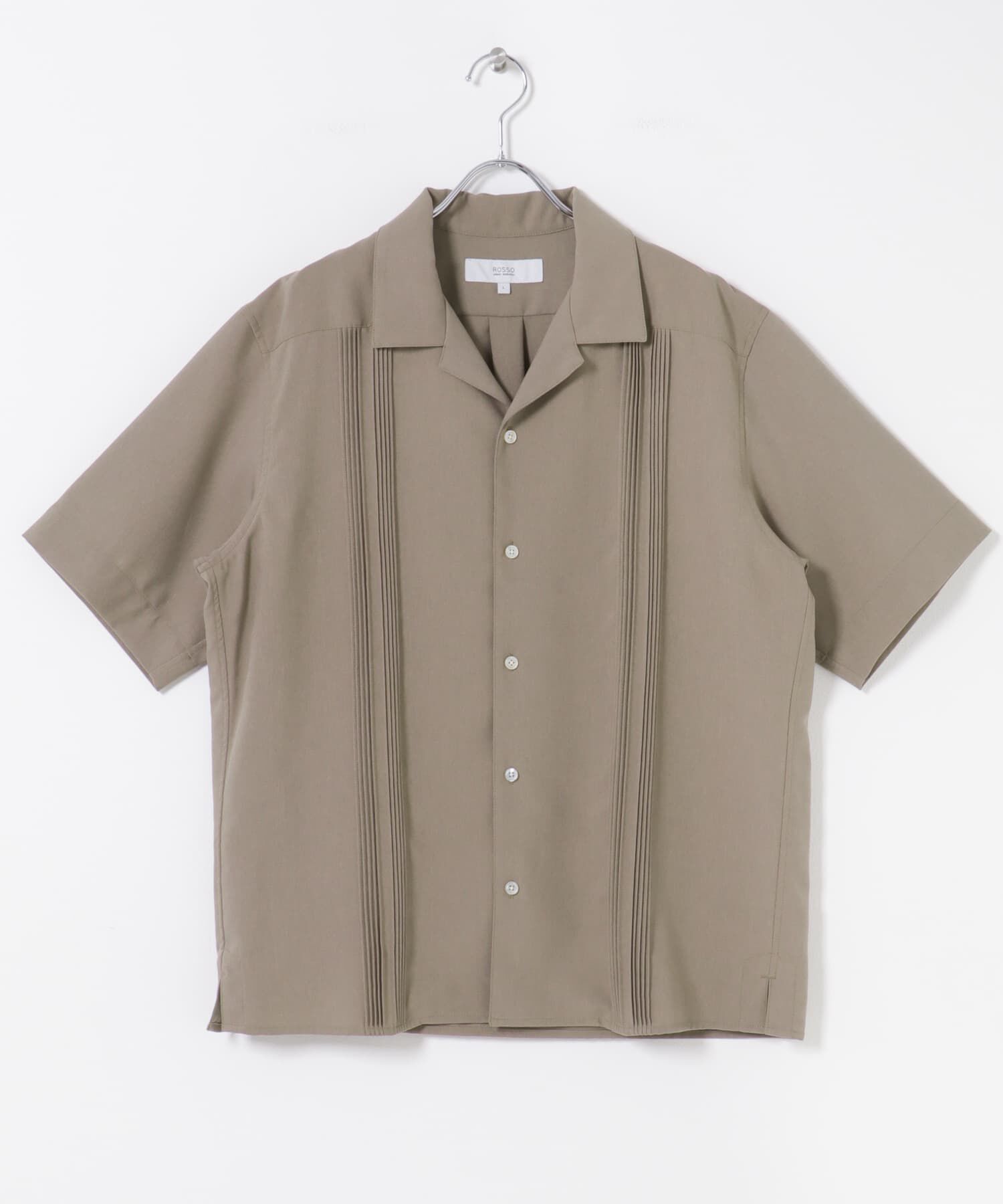 URBAN RESEARCH ROSSO「『セットアップ対応』『防シワ』サマーウール調キューバシャツ」|シャツ・ブラウス|