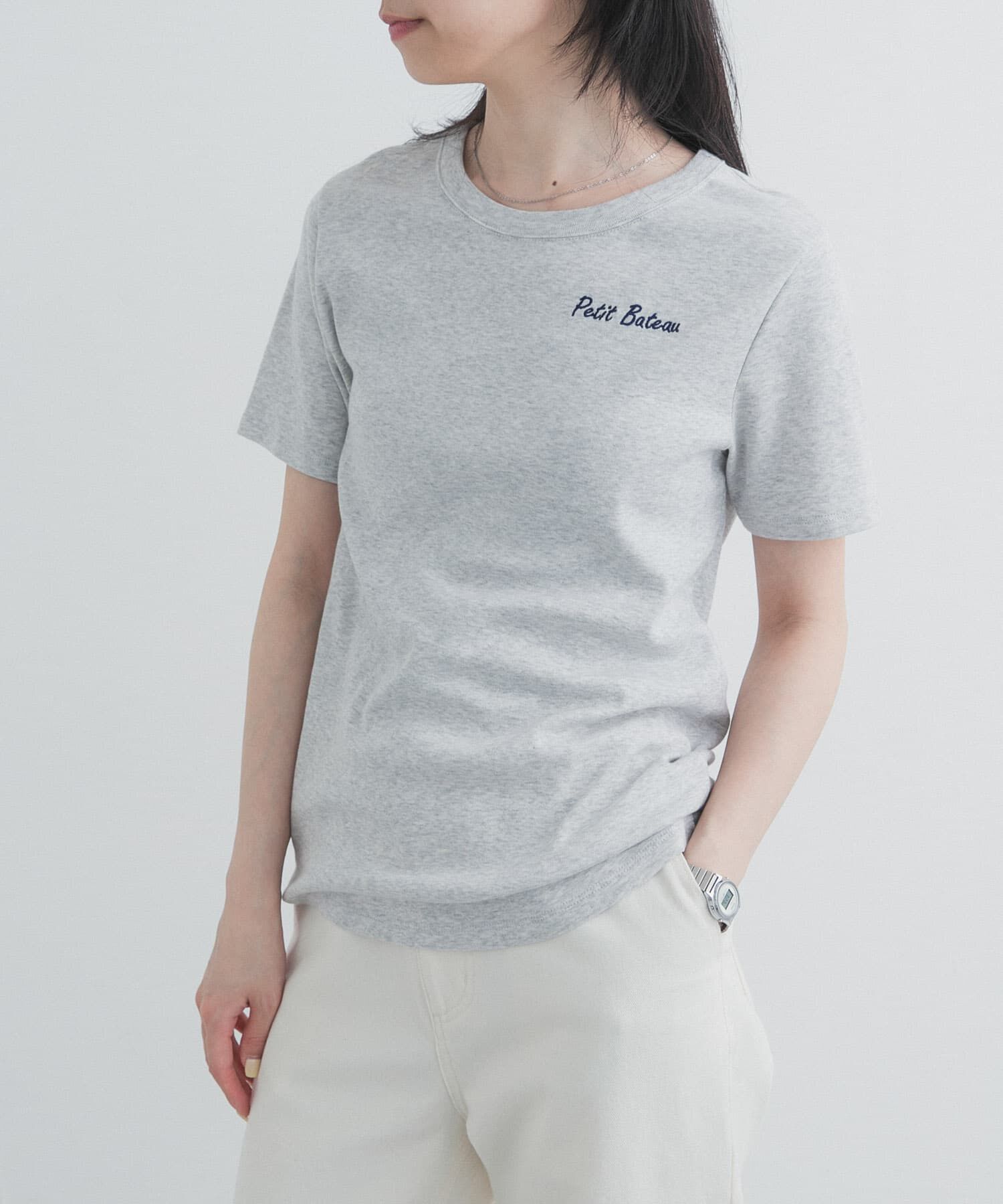 URBAN RESEARCH DOORS「『別注』PETIT BATEAU&times;DOORS　EMBROIDERYT-SHIRTSCU」|Tシャツ・カットソー|