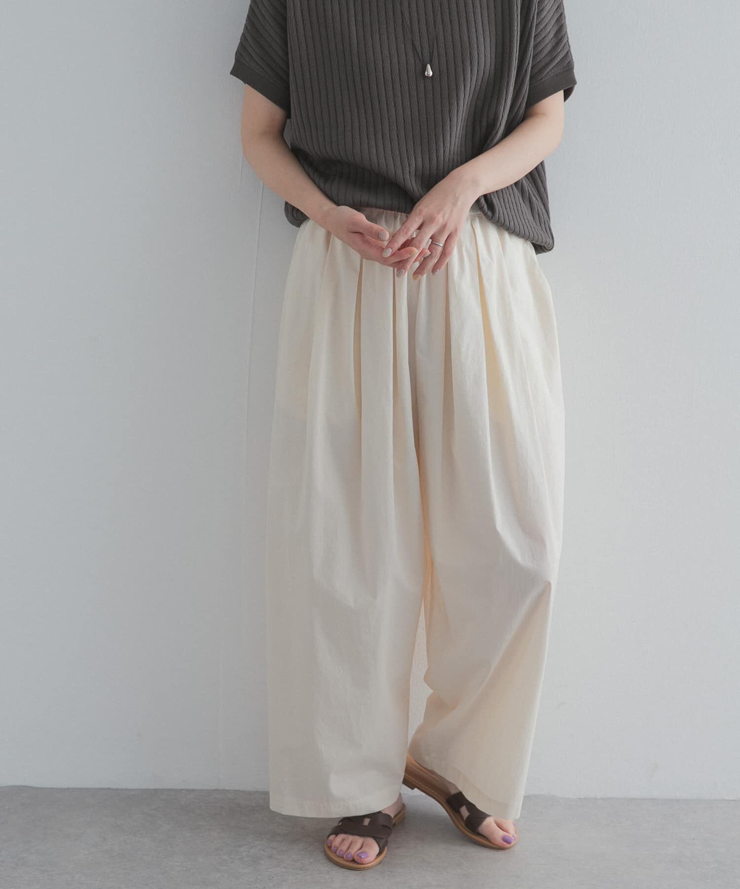 URBAN RESEARCH DOORS「ギャザーボリュームパンツ」|その他|