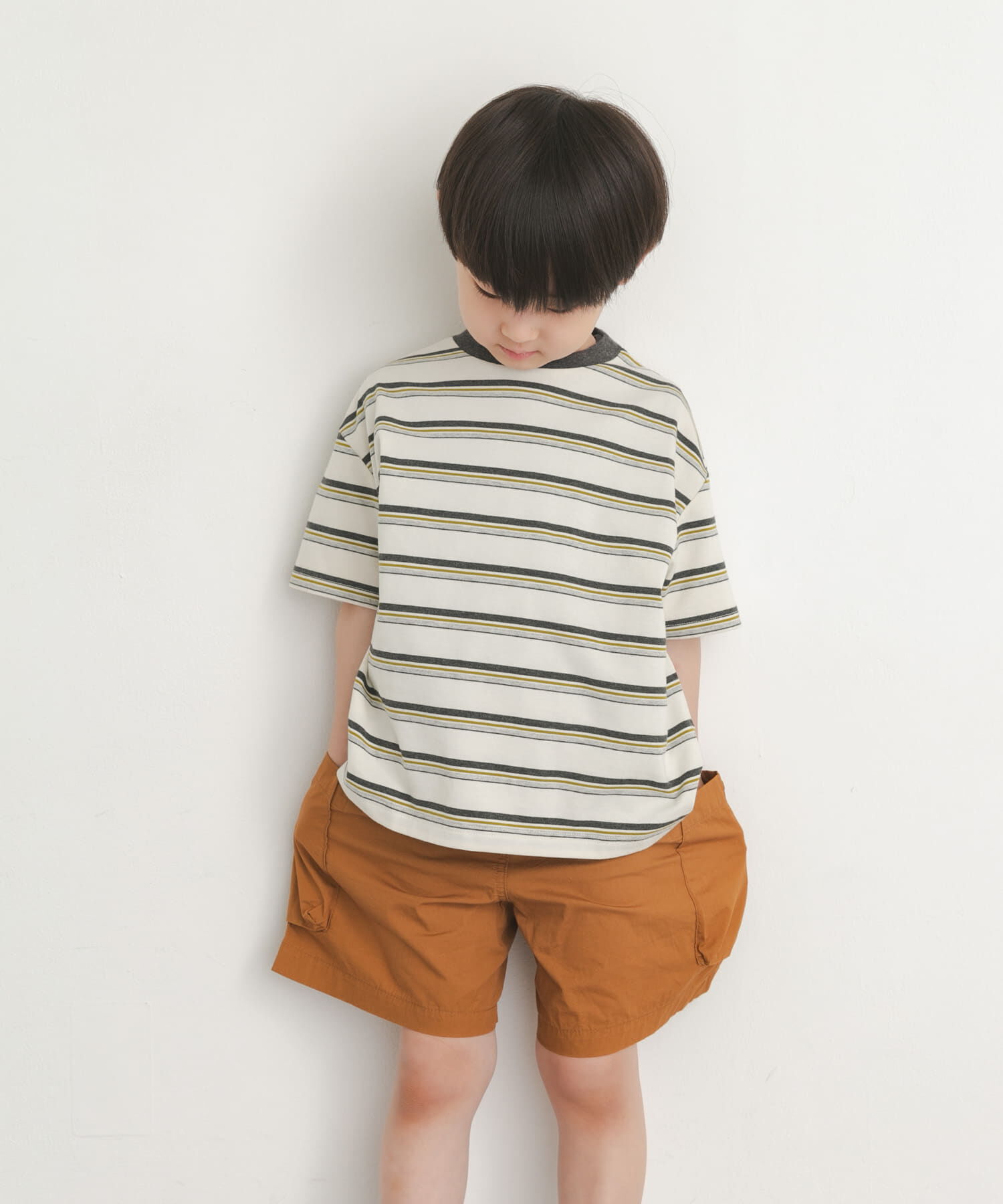 URBAN RESEARCH DOORS「『150サイズあり』ランダムボーダーワイドTシャツ(KIDS)」|その他|
