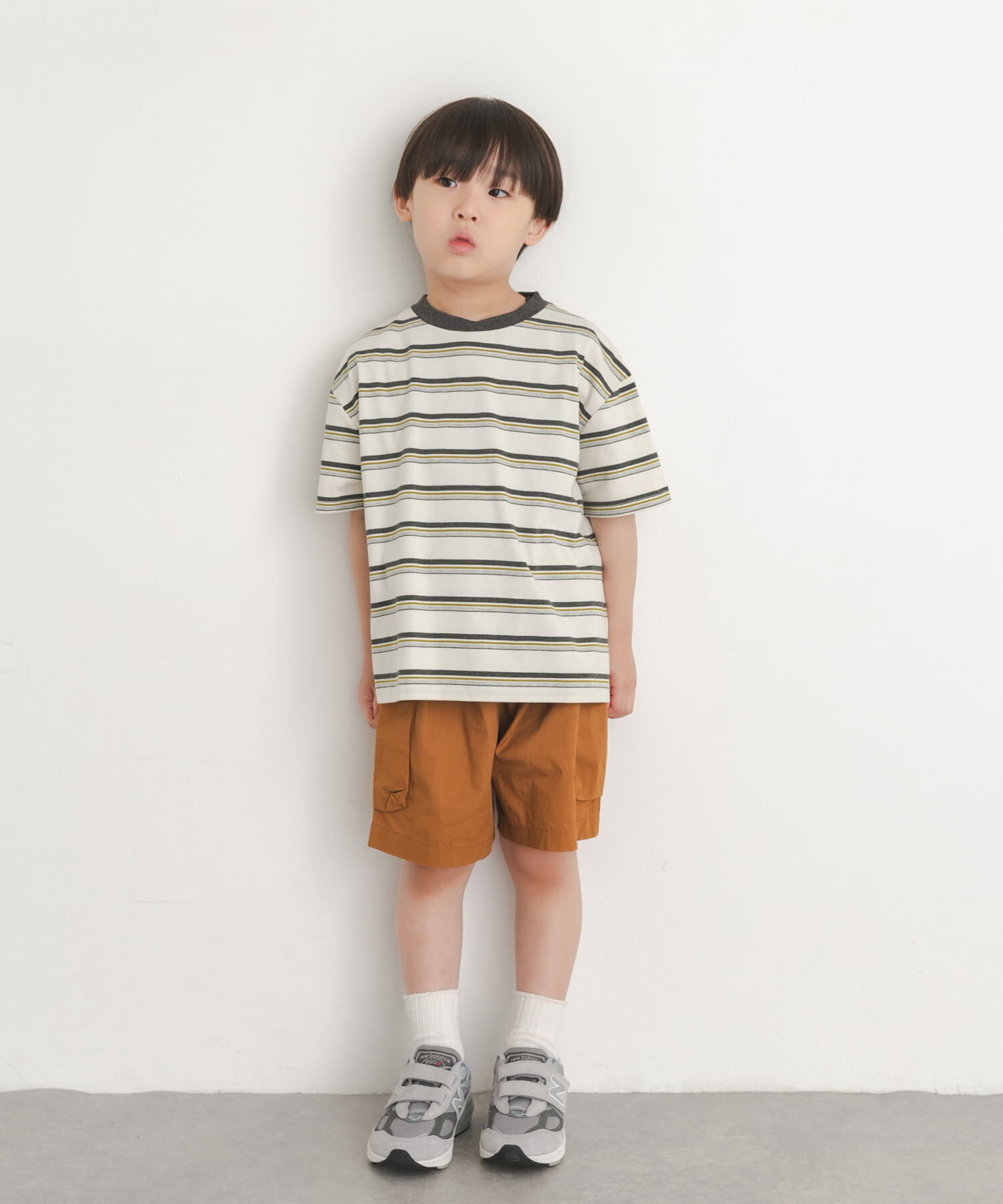 URBAN RESEARCH DOORS「『150サイズあり』ランダムボーダーワイドTシャツ(KIDS)」|その他|