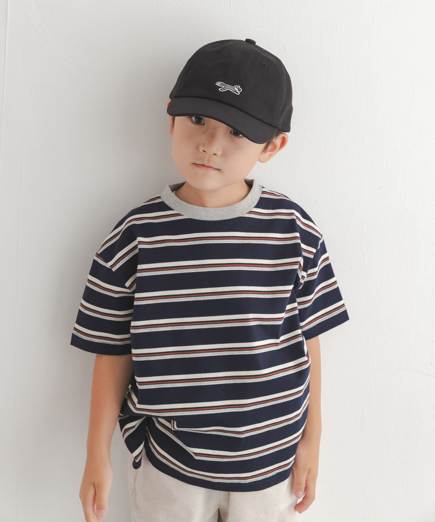 URBAN RESEARCH DOORS「『150サイズあり』ランダムボーダーワイドTシャツ(KIDS)」|その他|