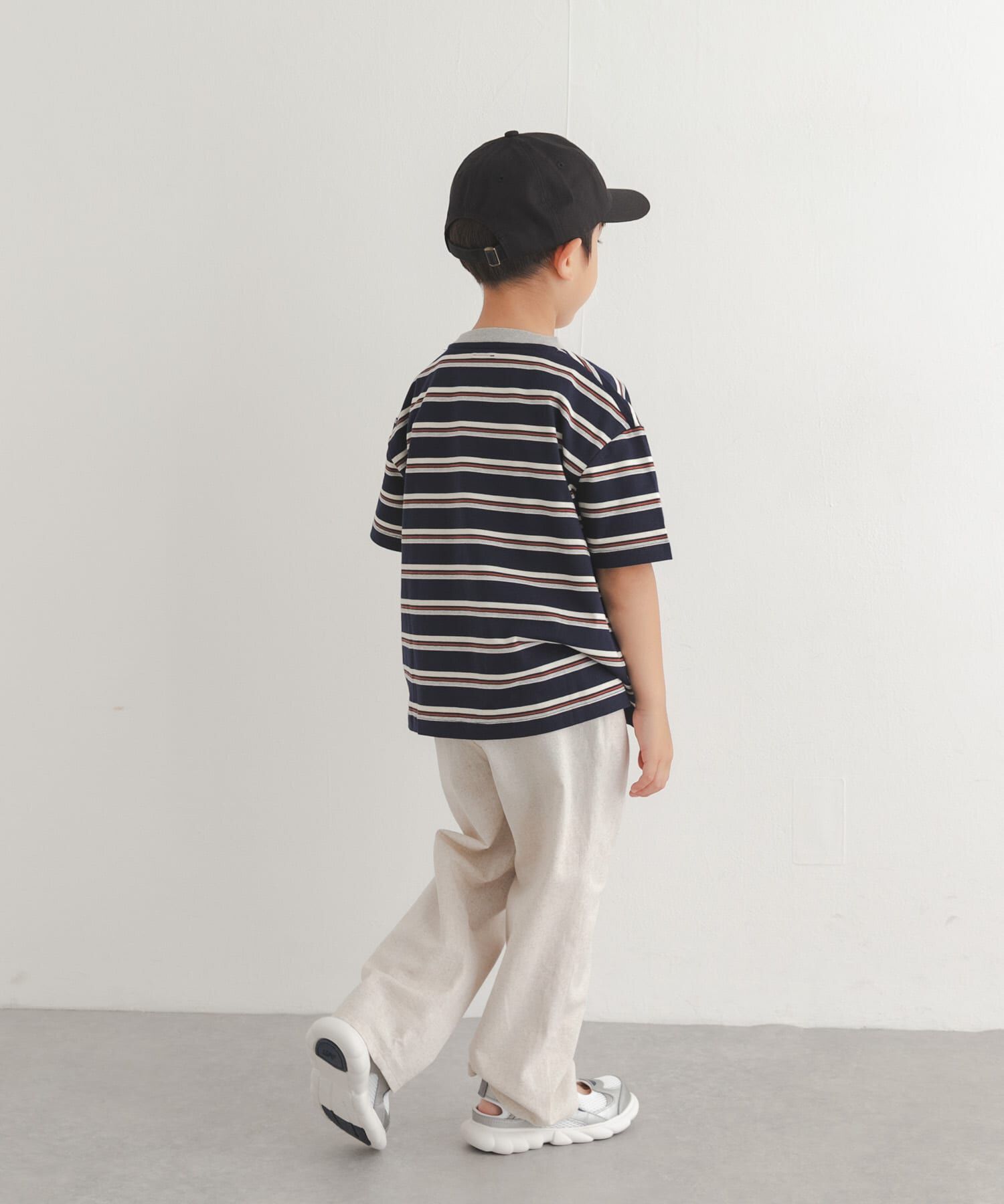 URBAN RESEARCH DOORS「『150サイズあり』ランダムボーダーワイドTシャツ(KIDS)」|その他|