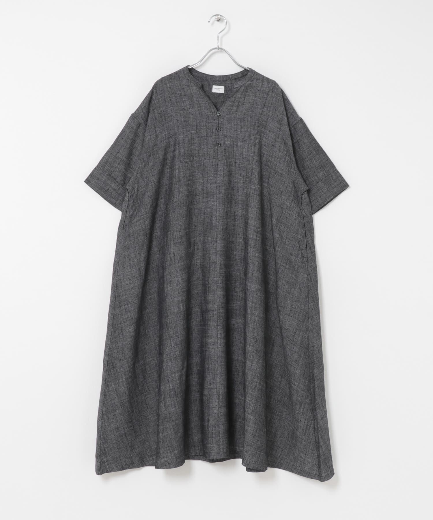 URBAN RESEARCH DOORS「リネン混5分袖ミディワンピース」|その他|