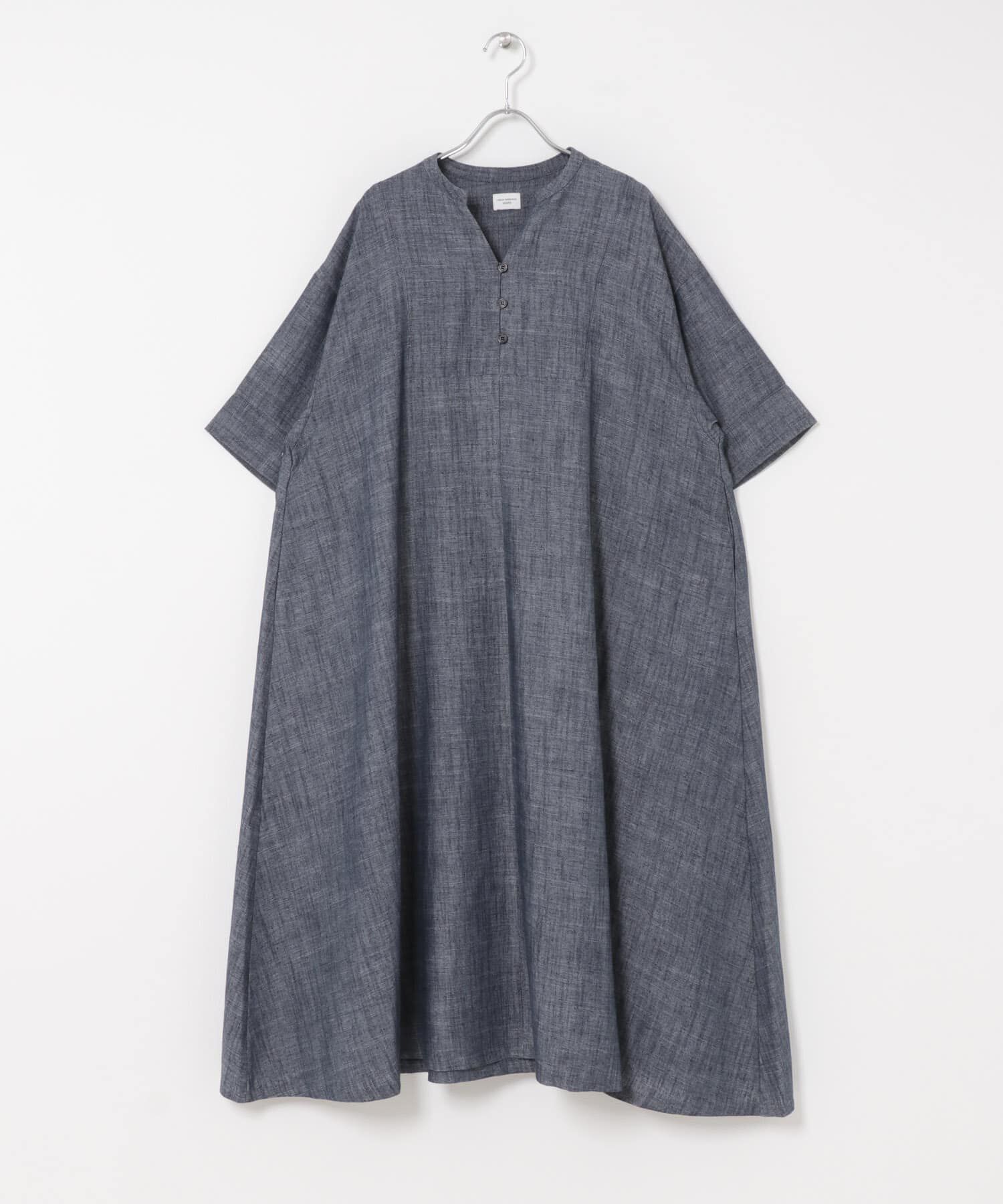 URBAN RESEARCH DOORS「リネン混5分袖ミディワンピース」|その他|