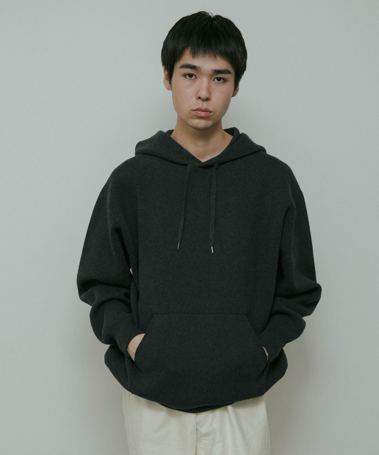URBAN RESEARCH DOORS「CottonCashmere KnitHoodie」|パーカー|