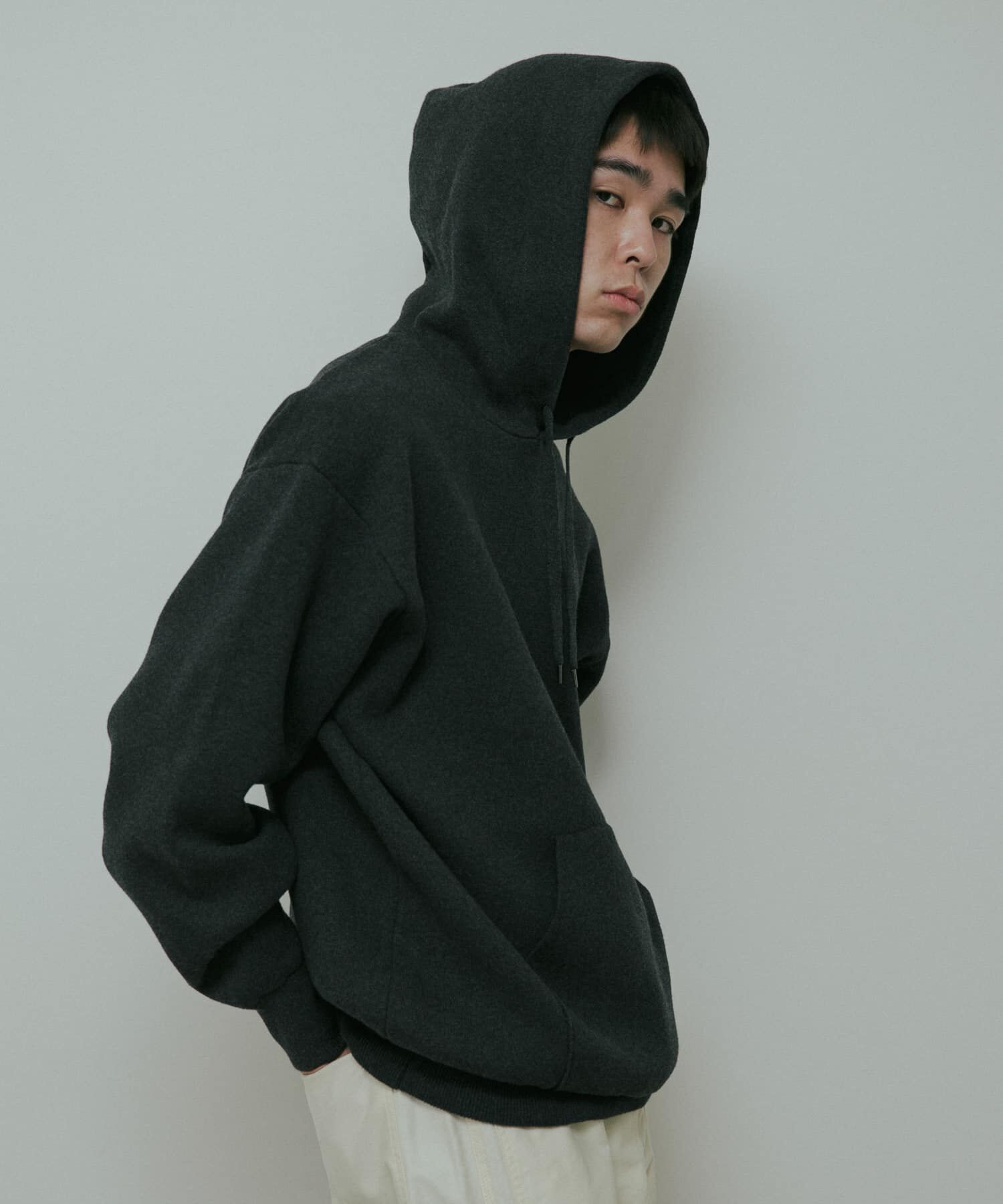 URBAN RESEARCH DOORS「CottonCashmere KnitHoodie」|パーカー|
