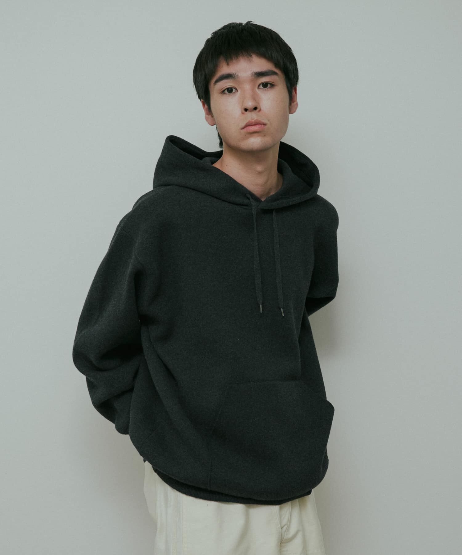URBAN RESEARCH DOORS「CottonCashmere KnitHoodie」|パーカー|