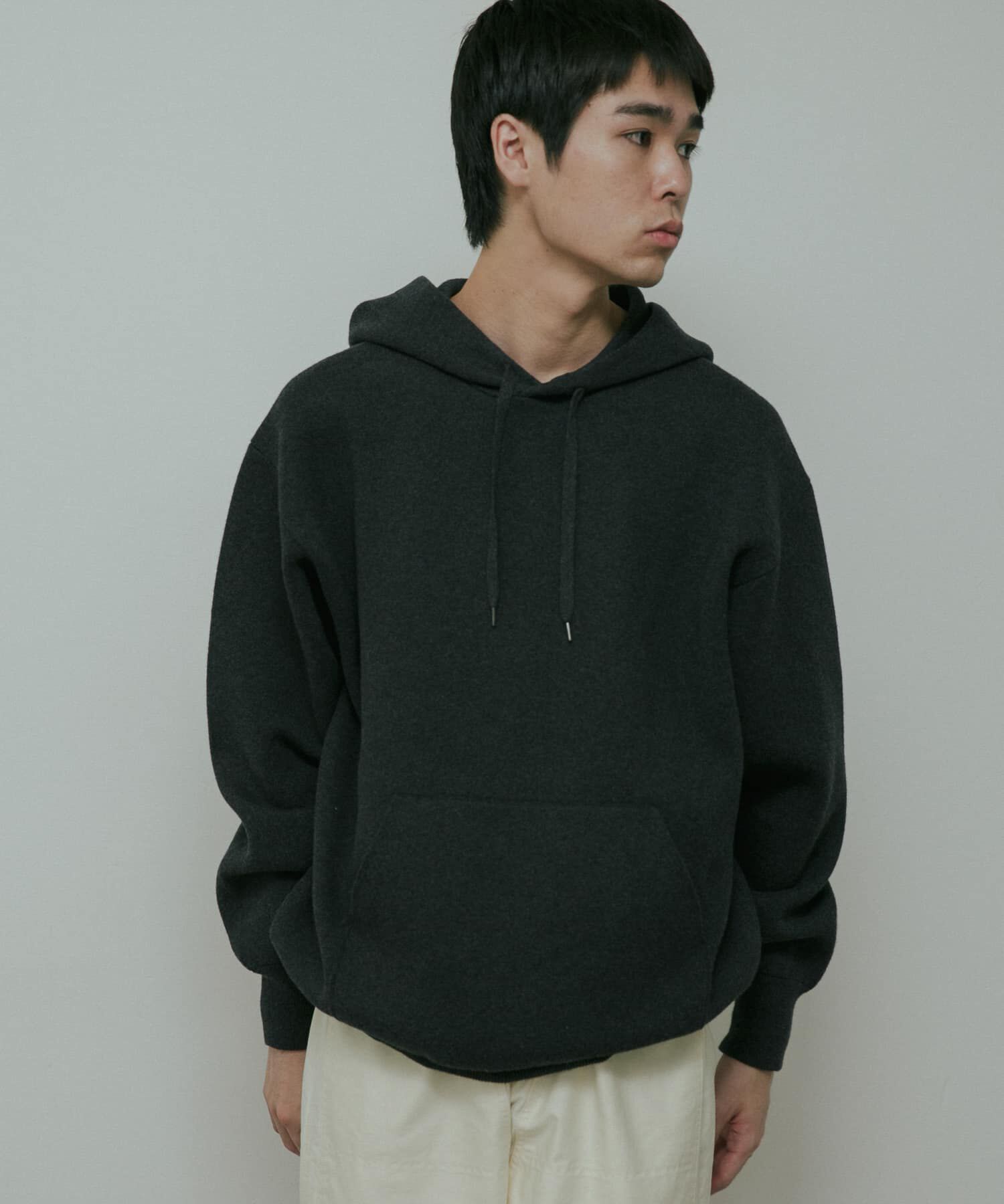 URBAN RESEARCH DOORS「CottonCashmere KnitHoodie」|パーカー|