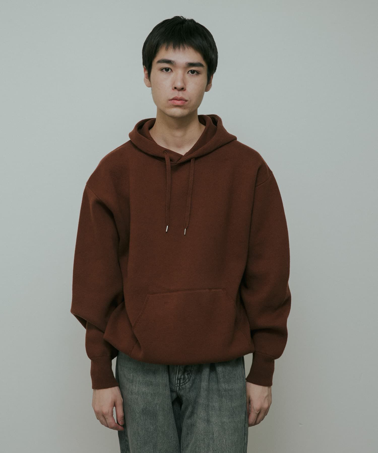 URBAN RESEARCH DOORS「CottonCashmere KnitHoodie」|パーカー|