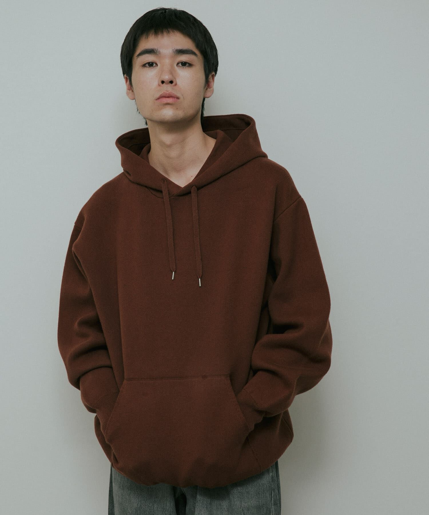 URBAN RESEARCH DOORS「CottonCashmere KnitHoodie」|パーカー|