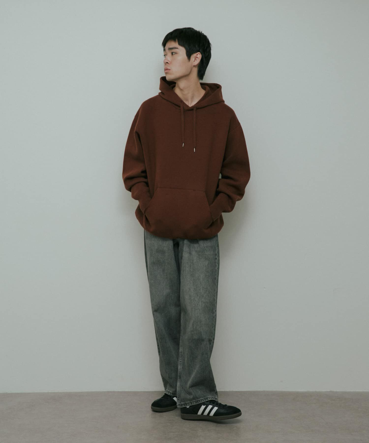 URBAN RESEARCH DOORS「CottonCashmere KnitHoodie」|パーカー|