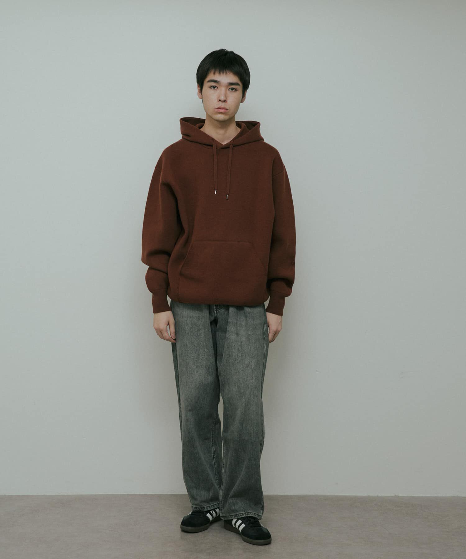 URBAN RESEARCH DOORS「CottonCashmere KnitHoodie」|パーカー|