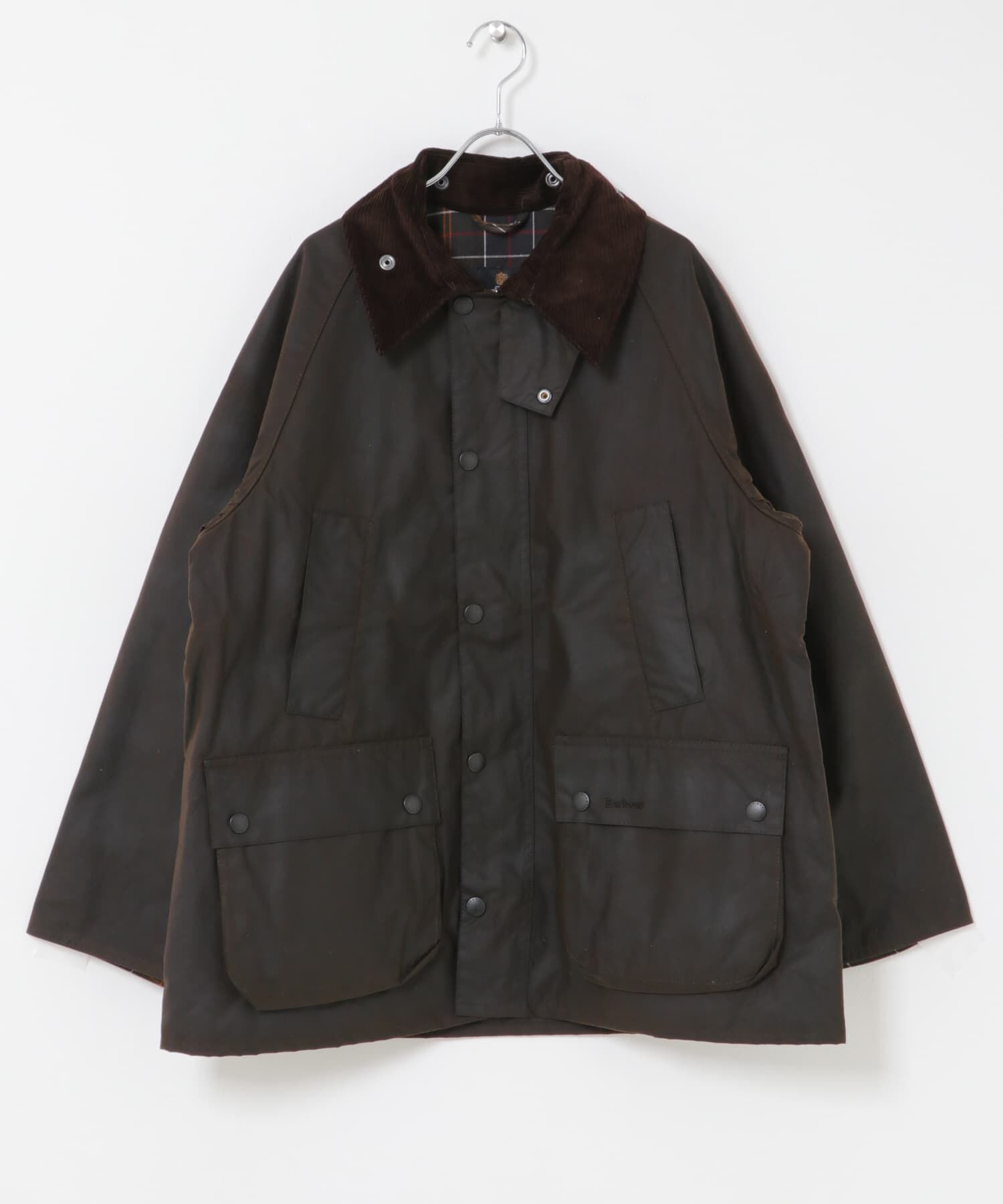 URBAN RESEARCH DOORS「Barbour　OS BEDALE WAX JACKET」|ノーカラーコート|