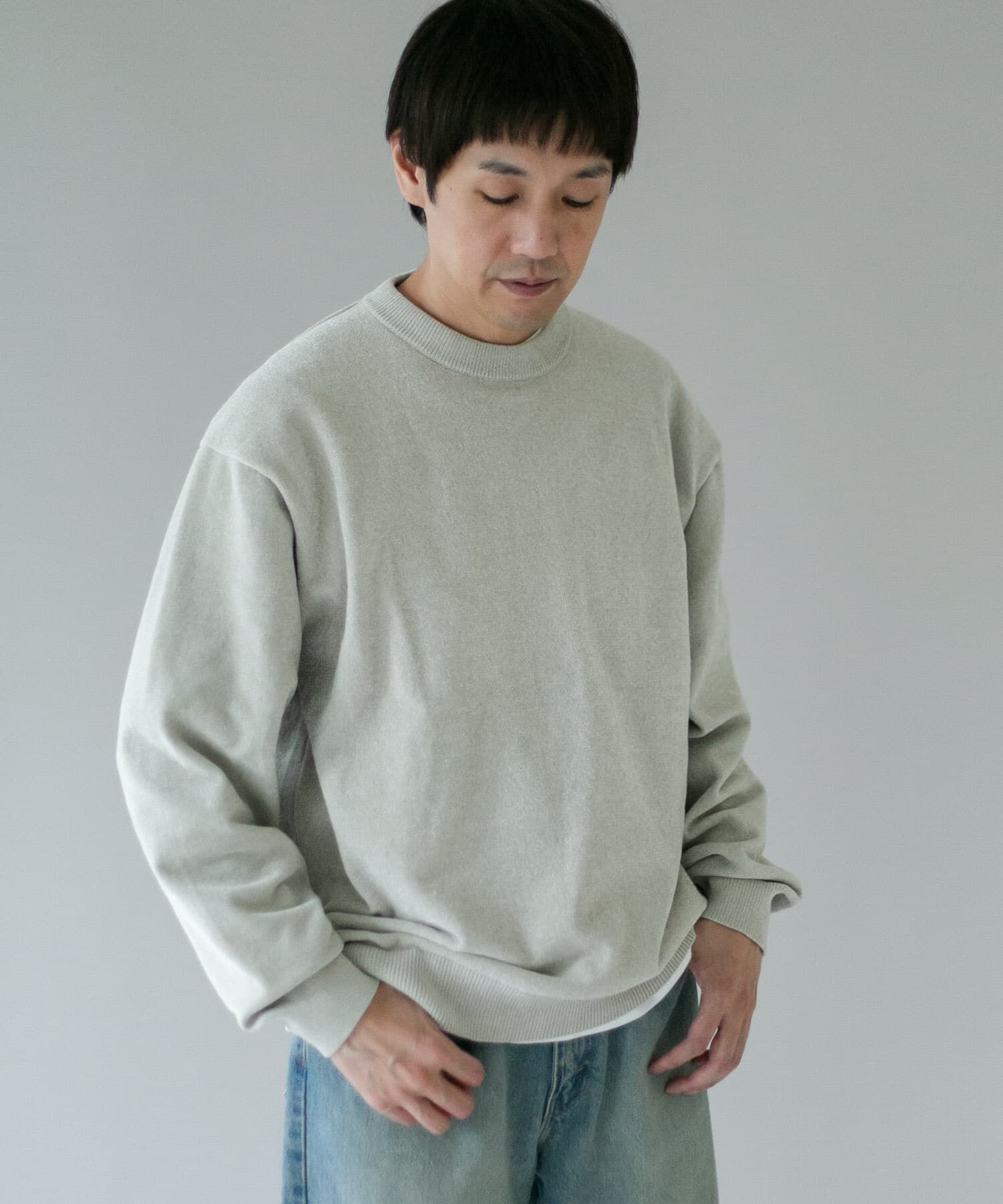 URBAN RESEARCH DOORS「モールニットプルオーバー」|ニット・セーター|