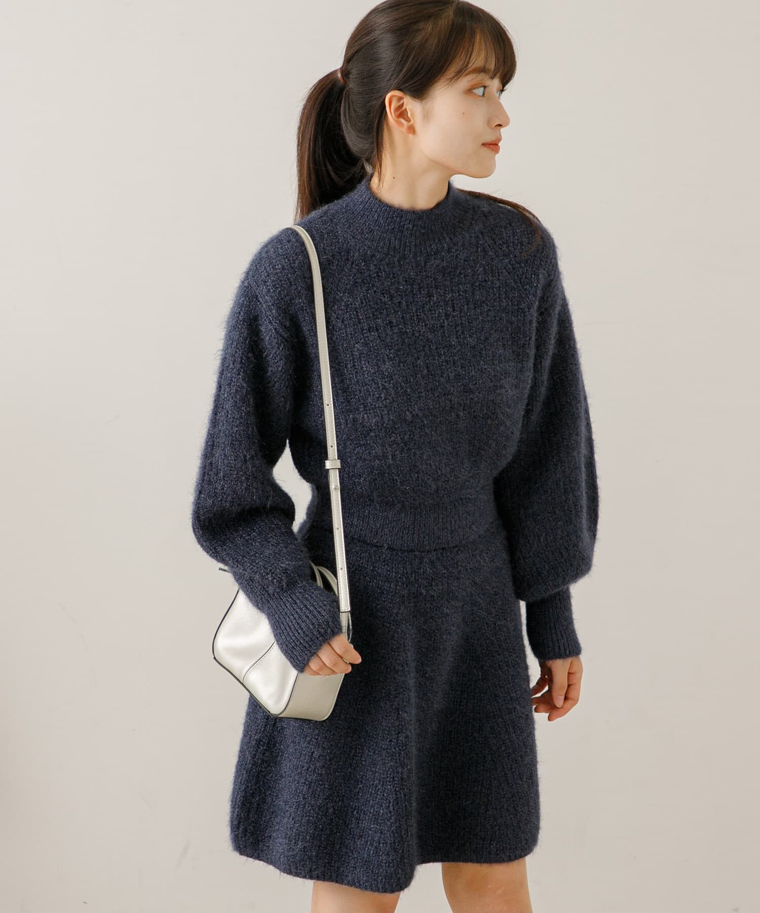 SENSE OF PLACE by URBAN RESEARCH「ウエストマークニットワンピース」|ワンピース|