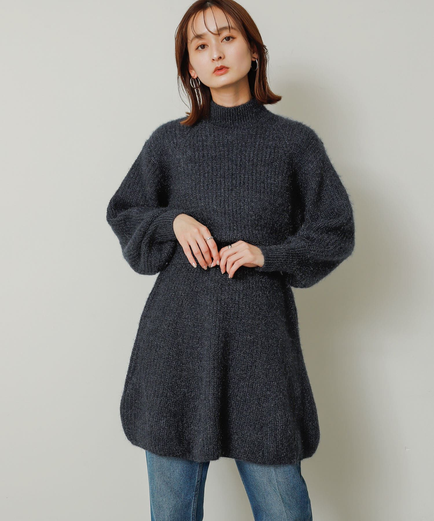 SENSE OF PLACE by URBAN RESEARCH「ウエストマークニットワンピース」|ワンピース|
