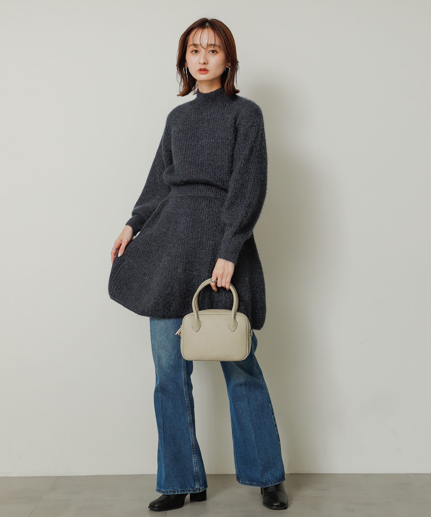 SENSE OF PLACE by URBAN RESEARCH「ウエストマークニットワンピース」|ワンピース|