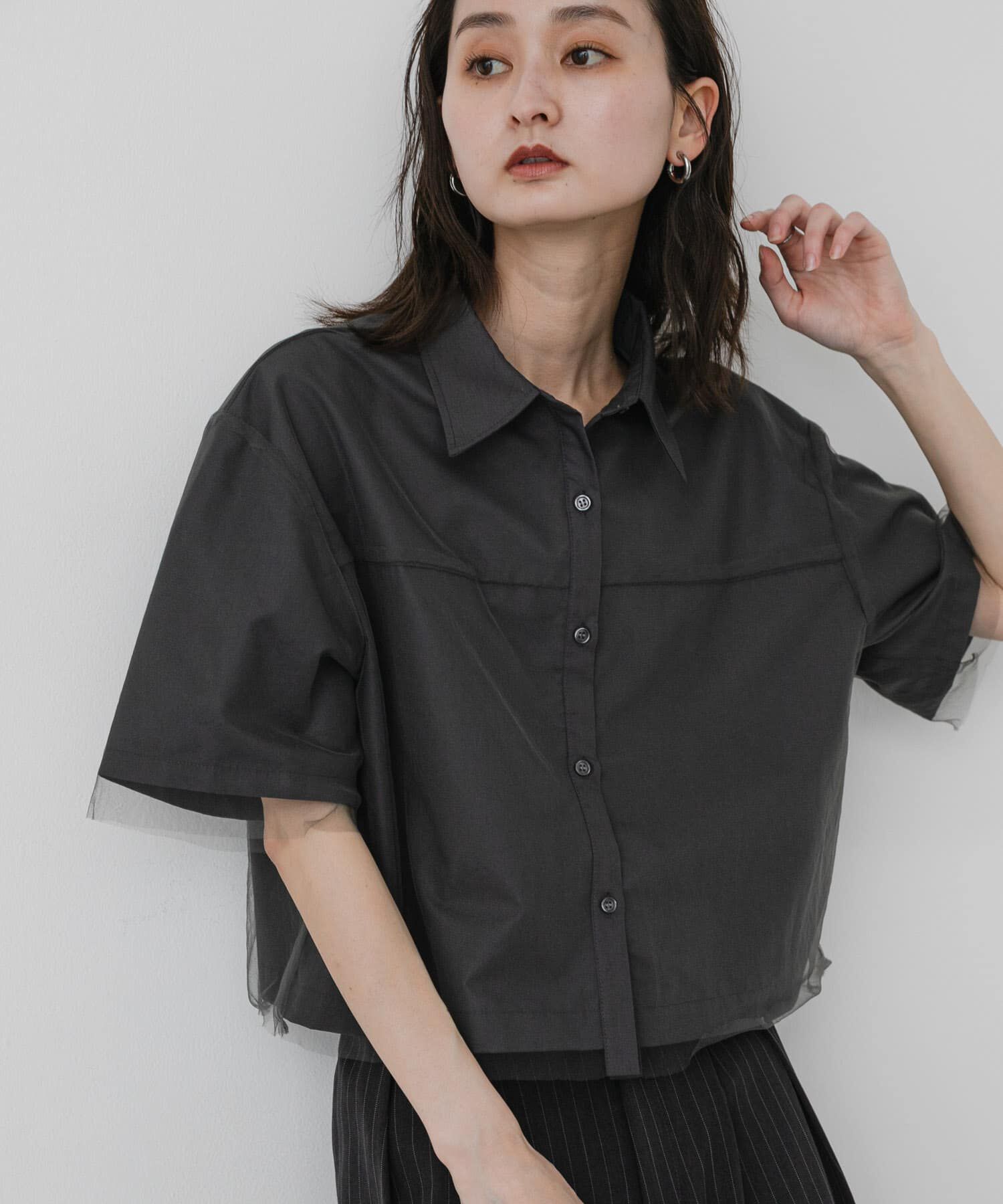 SENSE OF PLACE by URBAN RESEARCH「チュールレイヤードシャツ」|シャツ・ブラウス|