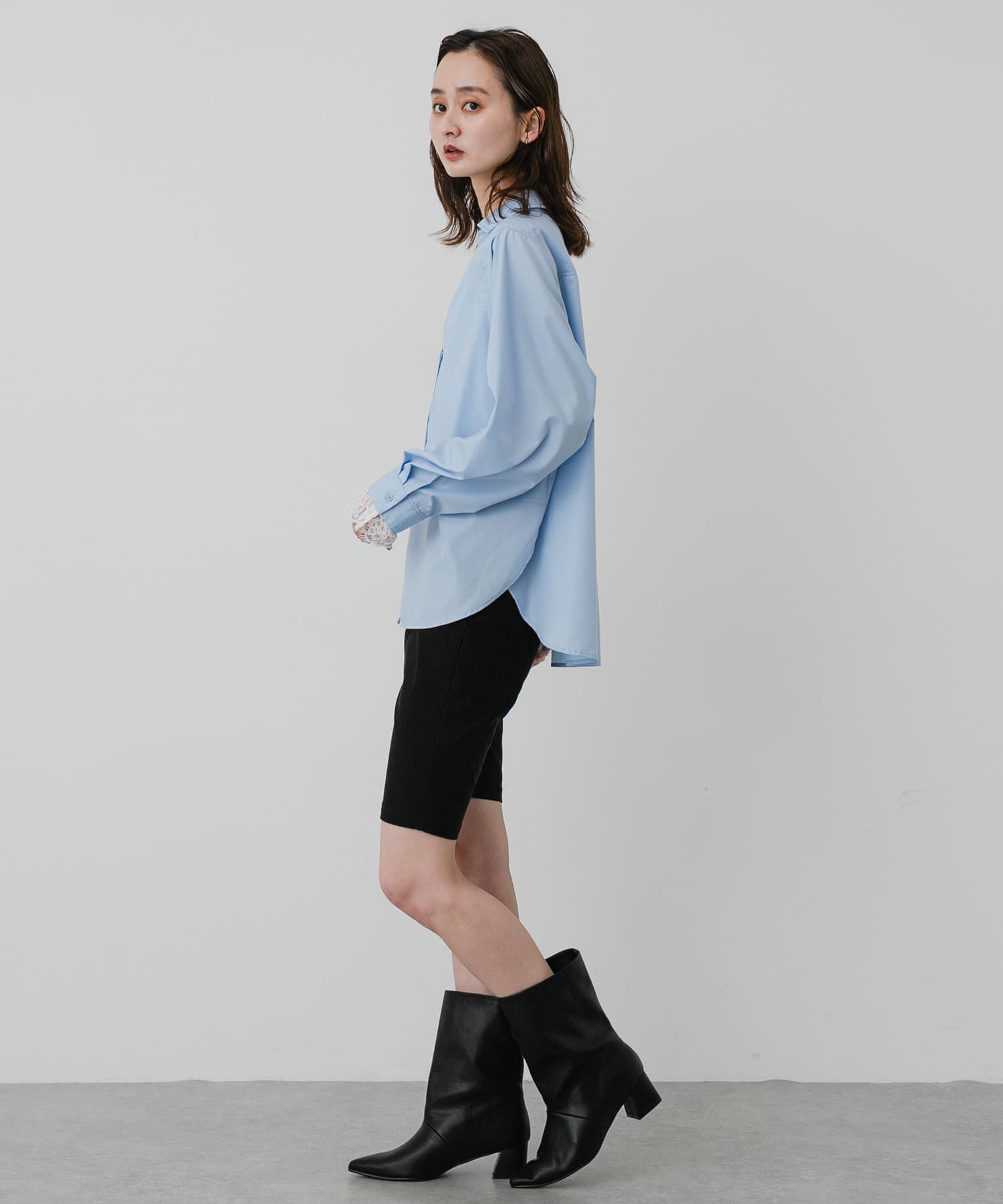 SENSE OF PLACE by URBAN RESEARCH「『抗菌/防臭』センターシームストレッチブーツワイドシャフトブーツ」|ショートブーツ|