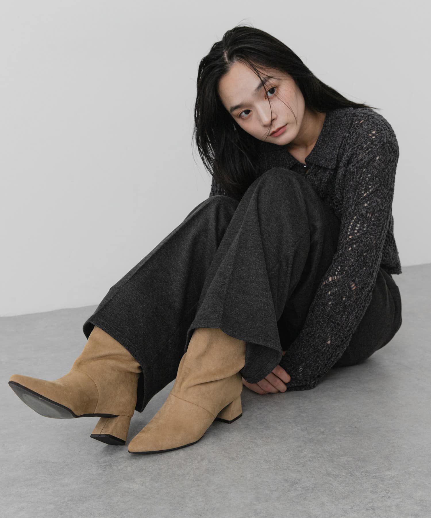 SENSE OF PLACE by URBAN RESEARCH「『抗菌/防臭』センターシームストレッチブーツワイドシャフトブーツ」|ショートブーツ|