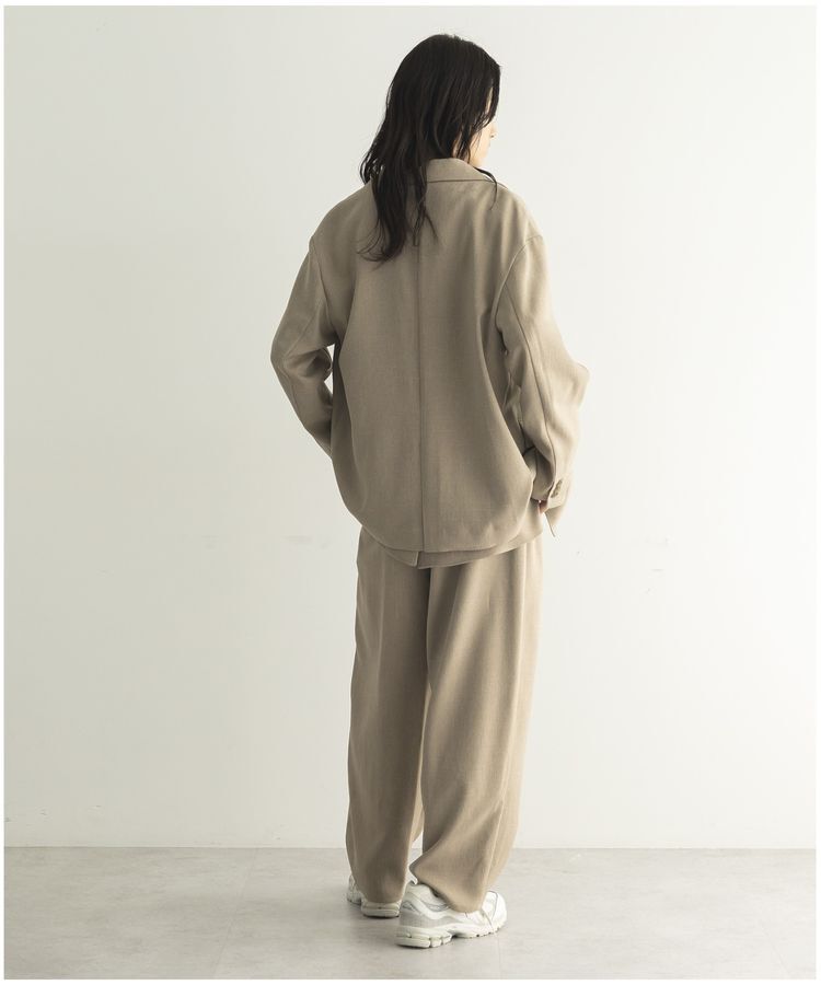 GARAGE OF GOOD CLOTHING「【日本製】無地BOXタックテーパードパンツ」|その他|