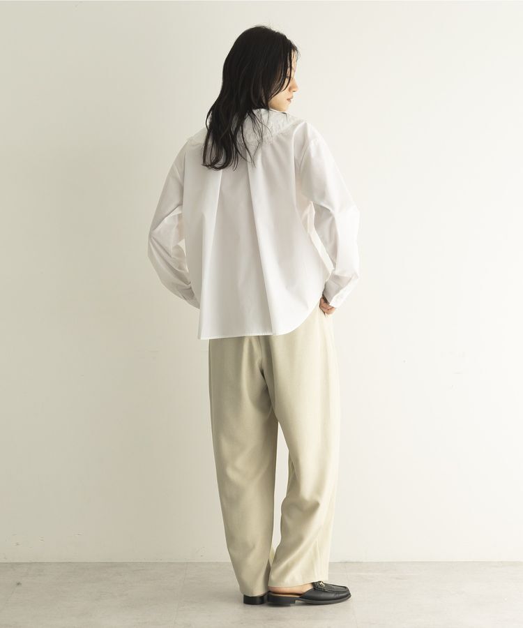 GARAGE OF GOOD CLOTHING「【日本製】無地BOXタックテーパードパンツ」|その他|