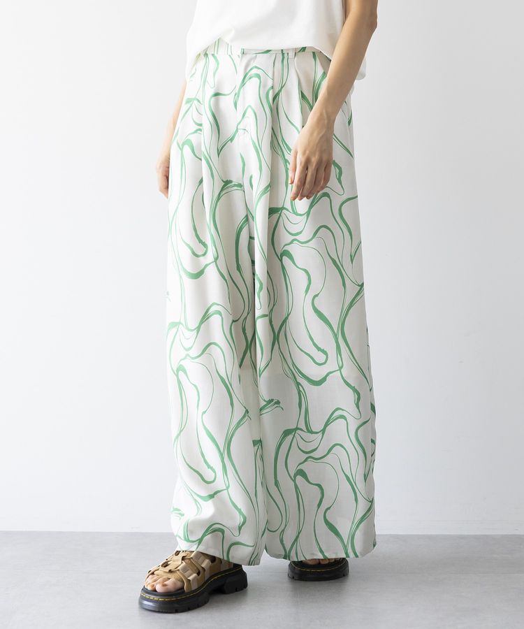 GARAGE OF GOOD CLOTHING「【日本製】線画プリントワイドパンツ」|その他|