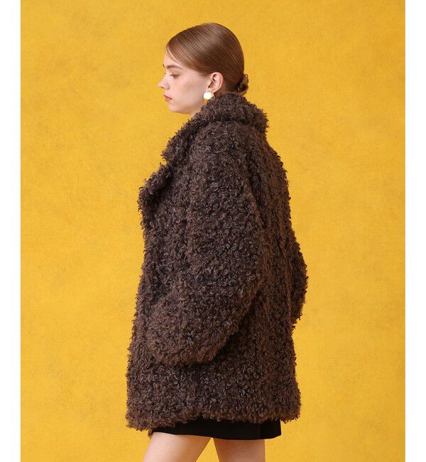 LOULOU WILLOUGHBY「フェイクプードルミドルコート」|その他|