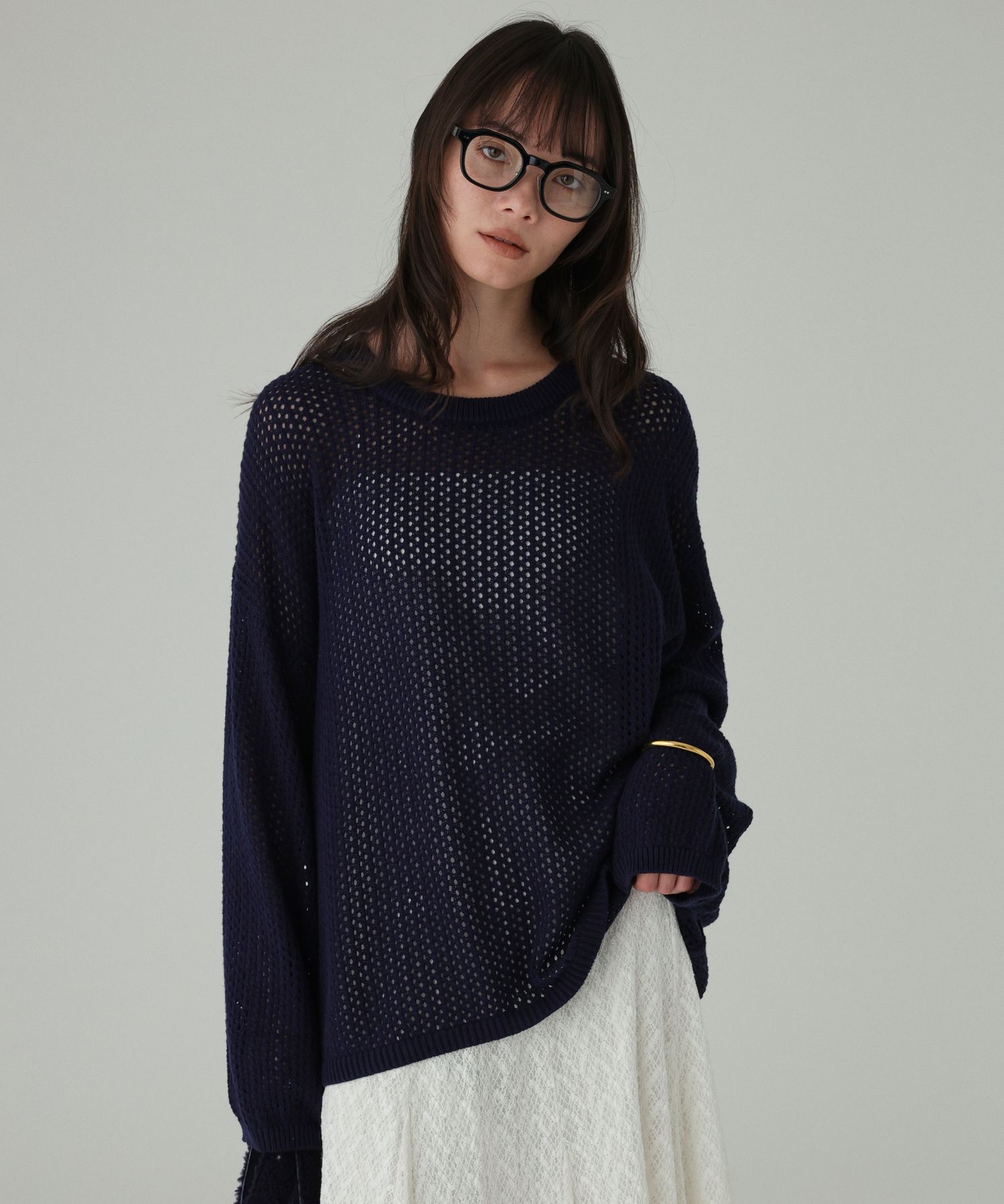  「【athletic wear MASON】<別注>ナンバリングニット」|ニット・セーター|