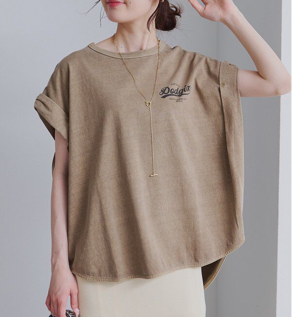  「USAコットンロールスリーブTシャツ」|Tシャツ・カットソー|