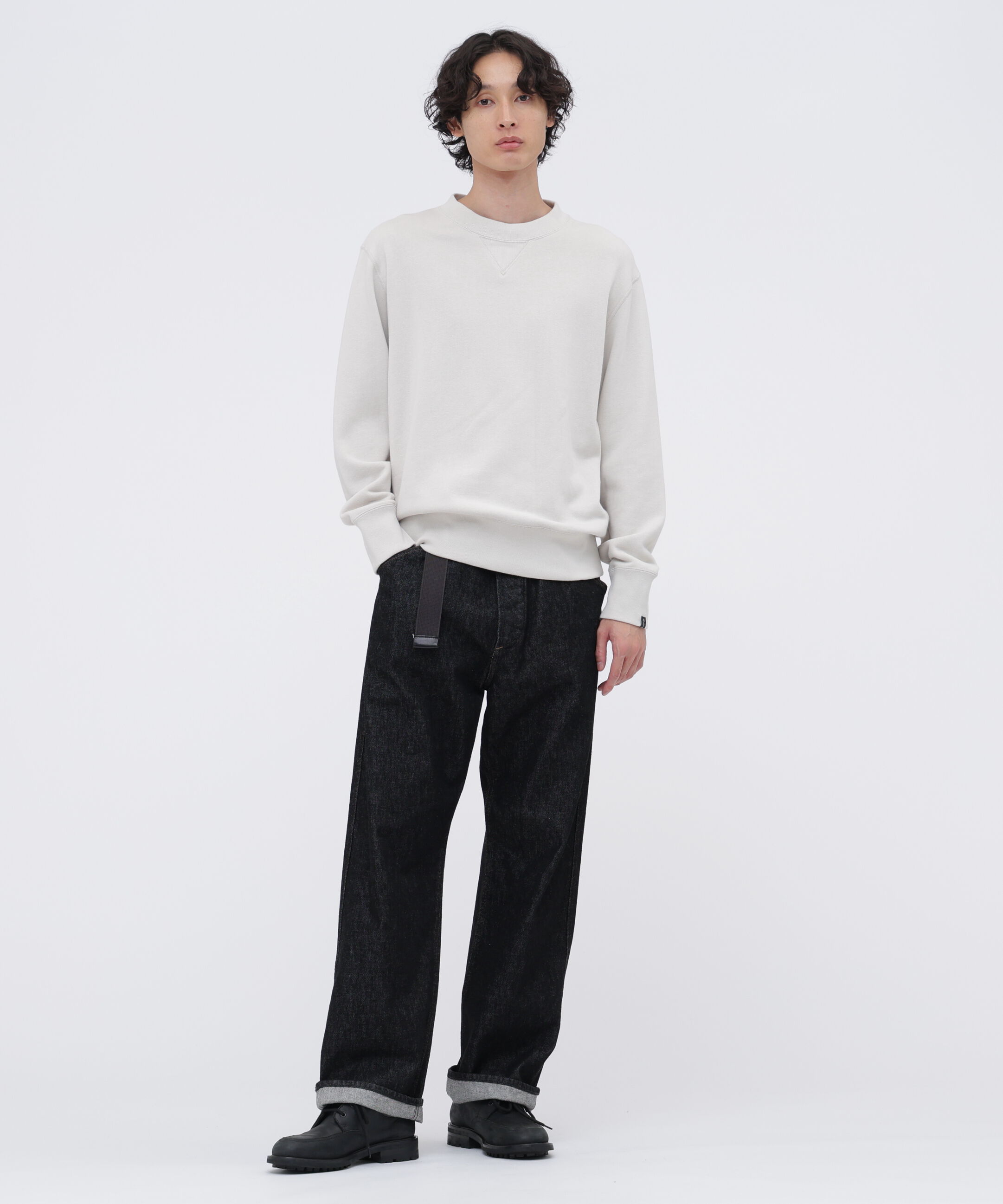 MHL.「LIGHT LOOPBACK COTTON CREW NECK」|Tシャツ・カットソー|