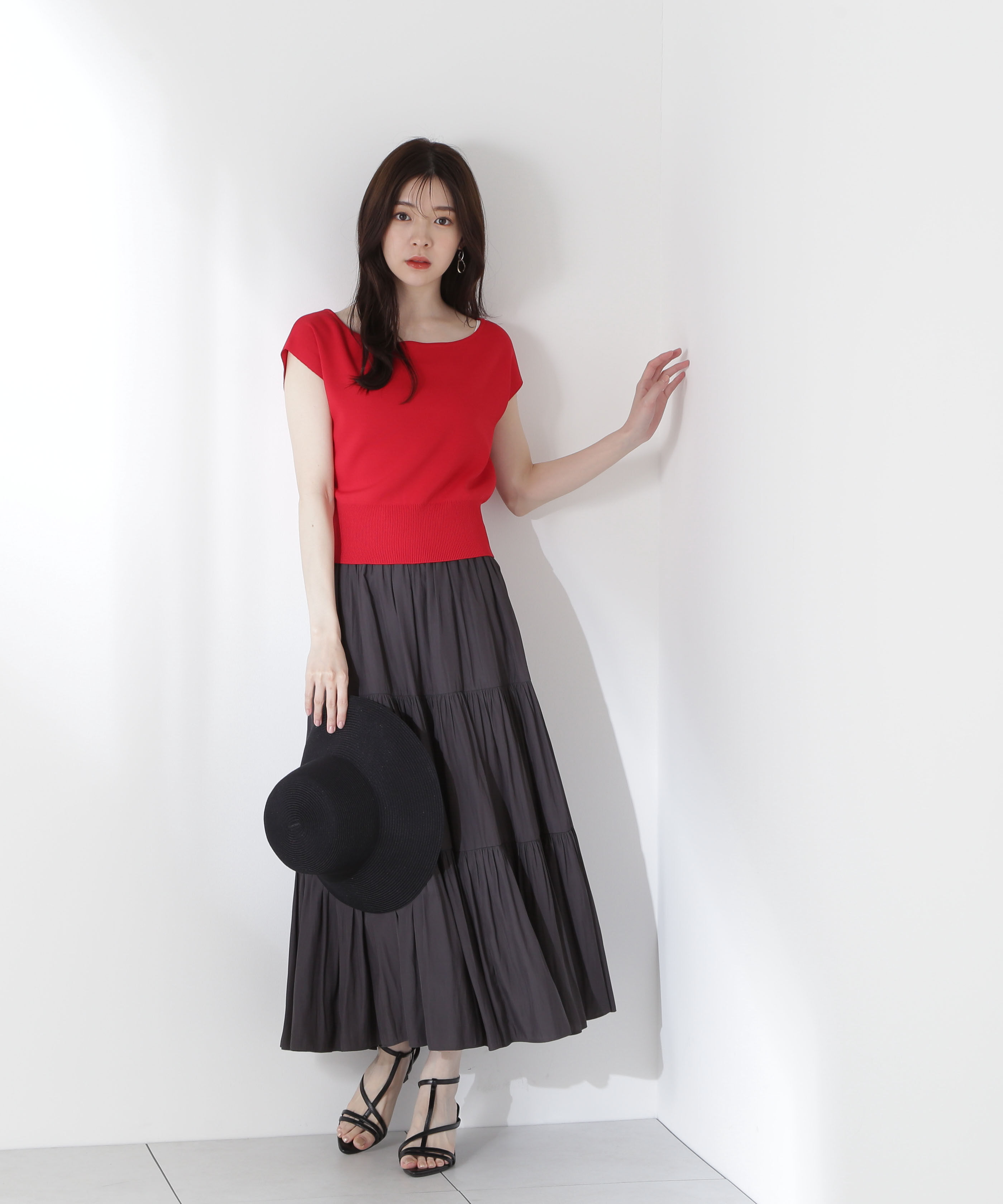 PROPORTION BODY DRESSING「ギャザーティアードスカート」|スカート|